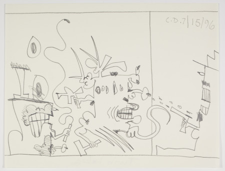 Untitled (7/15/96), Pencil on paper