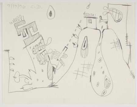 Untitled (7/17/96), Pencil on paper