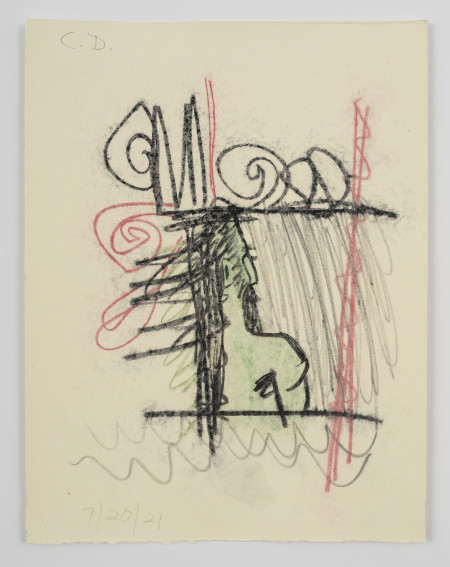 Untitled, Water soluble crayon, water soluble pencil and pencil on paper