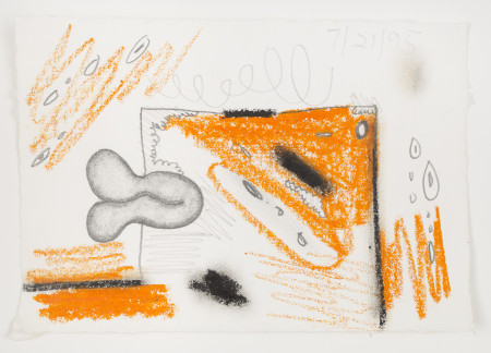 Untitled (7/21/95), Pencil and crayon on paper