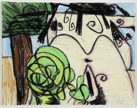 Untitled (7/26/09), Crayon on paper