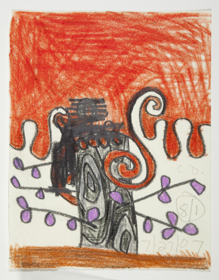Untitled (7/27/07), Colored pencil and pencil on paper