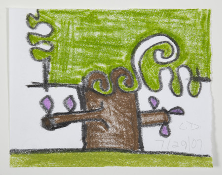 Untitled (7/29/07), Colored pencil and pencil on paper