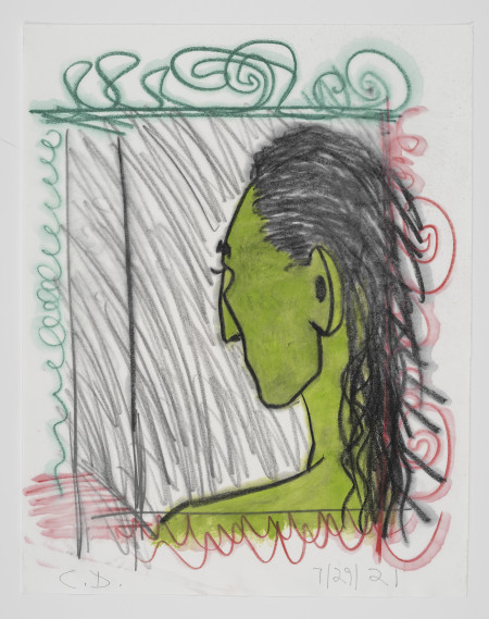 Untitled, Watercolor, water soluble crayon, water soluble pencil and pencil on paper