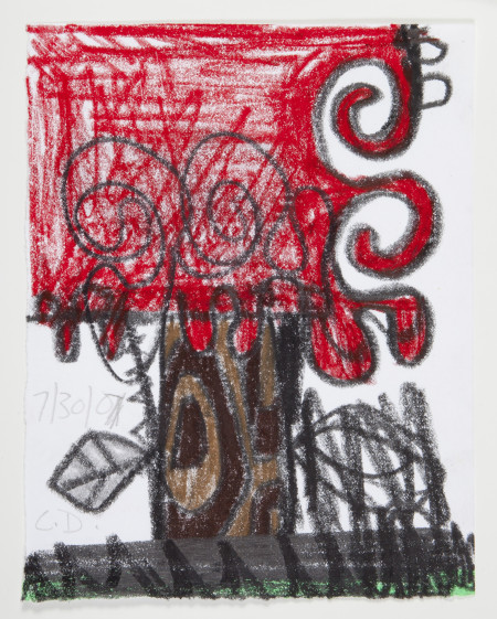 Untitled (7/30/07), Colored pencil and pencil on paper