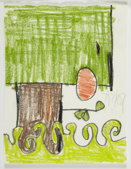 Untitled (7/7/07), Colored pencil and pencil on paper