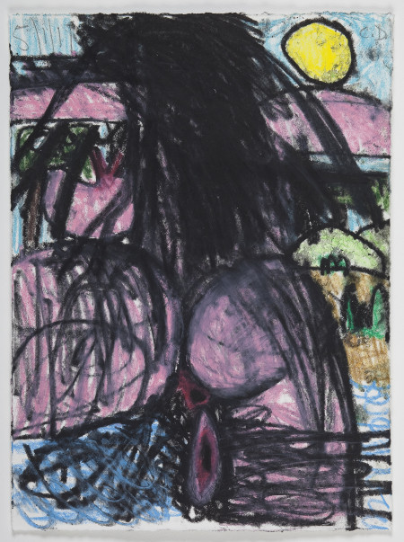 Untitled (7), Watercolor crayon and pencil on paper