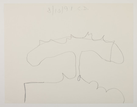 Untitled (8/10/91), Pencil on paper