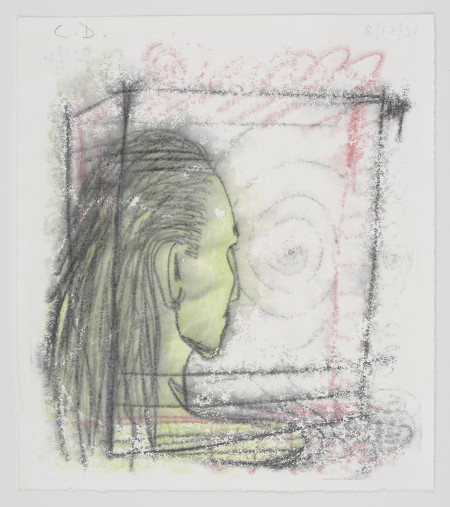 Untitled, Watercolor, water soluble crayon, water soluble pencil and pencil on paper