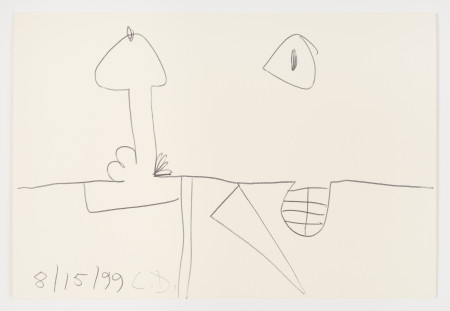 Untitled (8/15/99), Ballpoint pen and pencil on paper