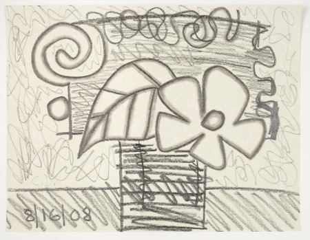 Untitled (8/16/08), Graphite on paper