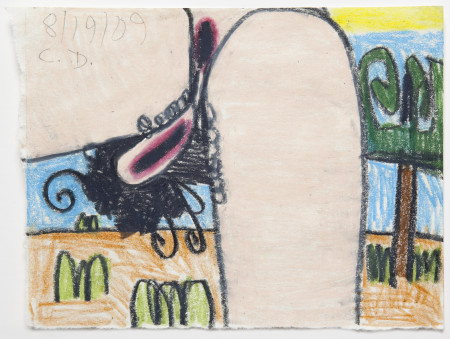 Untitled (8/19/09), Mixed media on paper