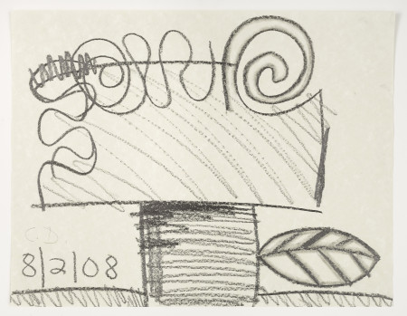 Untitled (8/2/08), Graphite on paper