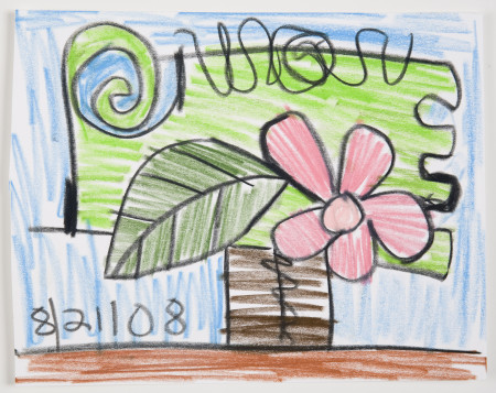 Untitled (8/21/08), Crayon on paper
