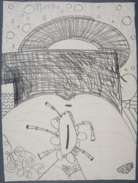 Untitled (8/24/06), Graphite on paper