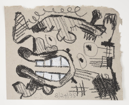 Untitled (8/24/95), Crayon and pencil on paper