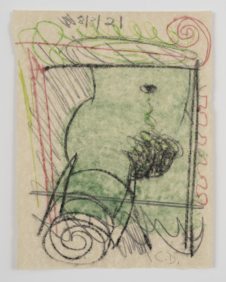 Untitled, Watercolor, water soluble crayon, water soluble pencil and pencil on paper