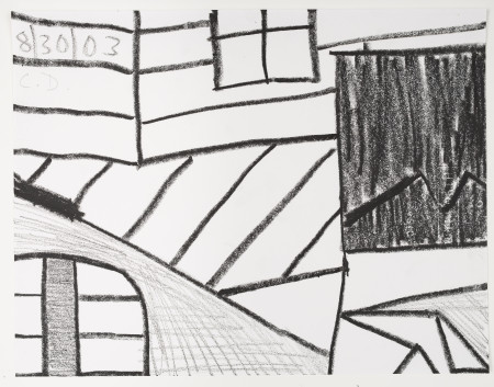 Untitled (8/30/03), Crayon and pencil on paper