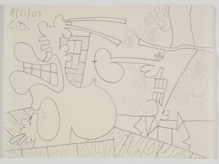 Untitled (8/31/01), Pencil on paper