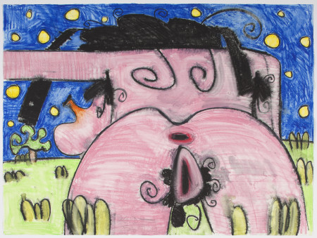 Untitled, Mixed media on paper