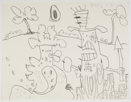 Untitled (9/10/96), Pencil on paper