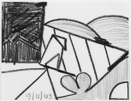 Untitled (9/11/03), Crayon on paper