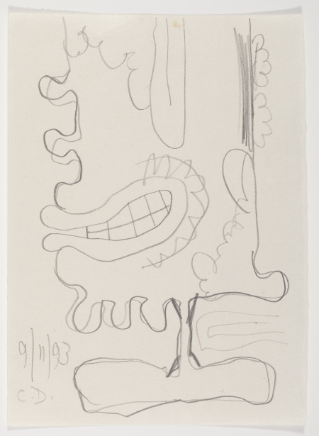 Untitled (9/11/93), Pencil on paper