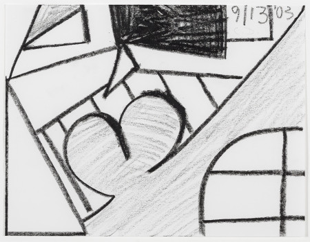Untitled (9/13/03), Crayon on paper