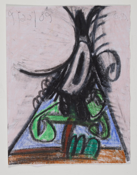 Untitled (9/22/09), Wax crayon and pencil on paper