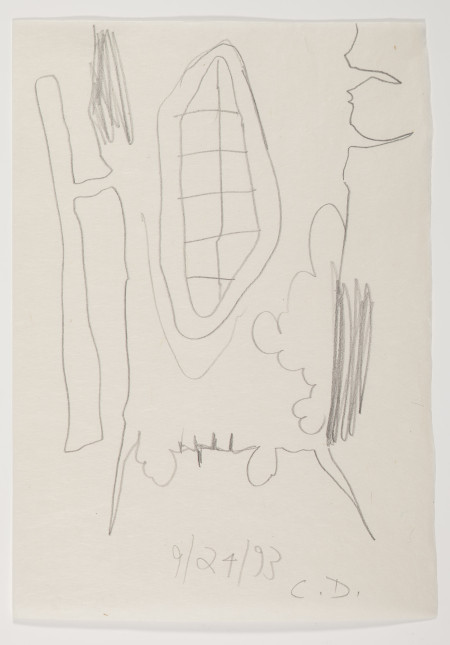 Untitled (9/24/93), Pencil on paper