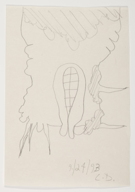 Untitled (9/24/93), Pencil on paper