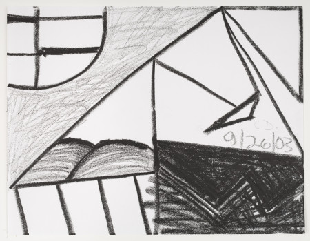 Untitled (9/26/03), Crayon and pencil on paper