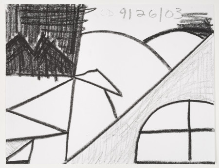 Untitled (9/26/03), Crayon and pencil on paper