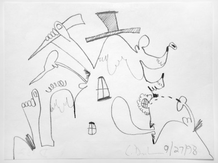 Untitled (9/27/98), Graphite on paper