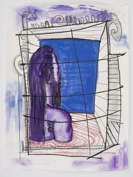 Untitled, Gouache, water soluble crayon, water soluble pencil and pencil on paper