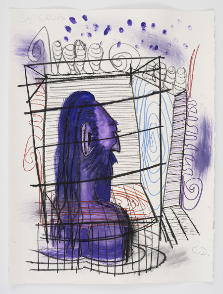 Untitled, Gouache, water soluble crayon, water soluble pencil and pencil on paper