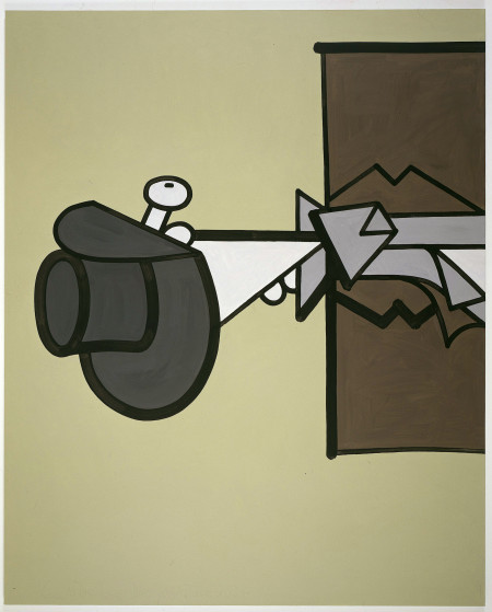 Afterlife B, Mixed media on linen