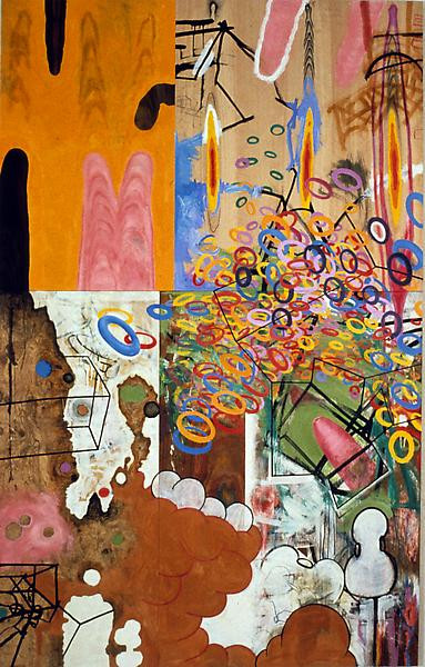 Age of Rectangles, Mixed media on rosewood, birch, ash, and mahogany