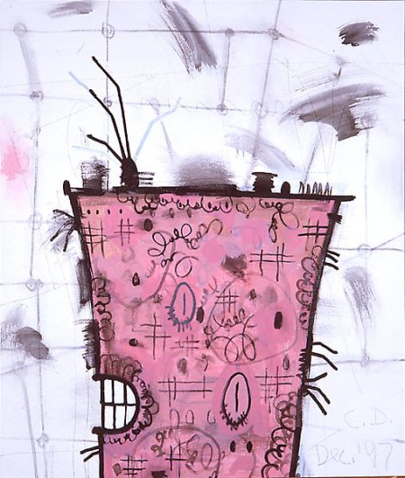 Character Study #2, Mixed media on linen