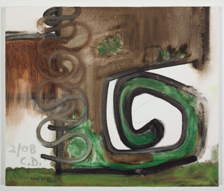 Dead Fallen Tree, Mixed media on linen