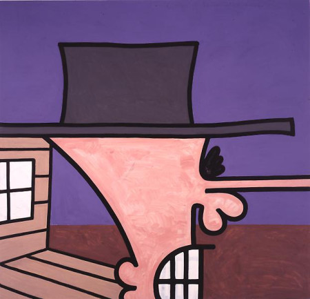 Edge of His World (Two), Mixed media on linen