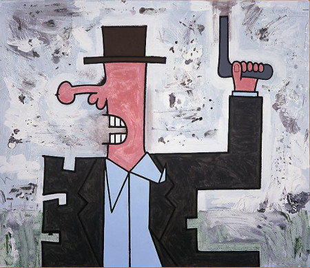 Field, Mixed media on linen