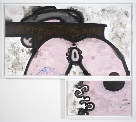 Garbage, Ratio (Birthmark), Mixed media on linen