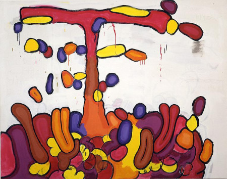 Group D #10, Mixed media on linen