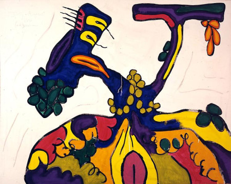 Group D #8, Mixed media on linen