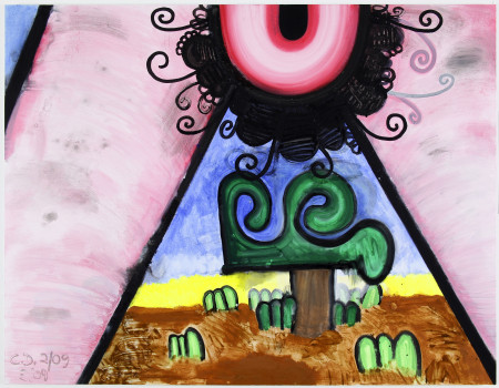 Hers/Dirt/Three, Mixed media on canvas