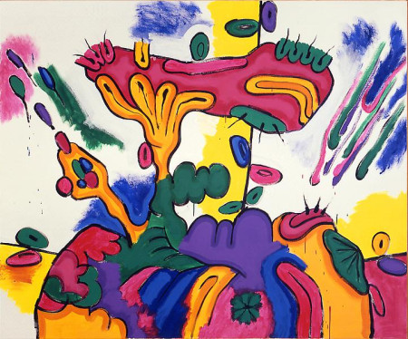 Hybryd, Mixed media on linen