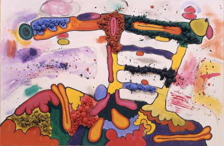 Integrated Painting Five, Mixed media on linen