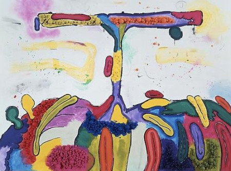 Integrated Painting One, Mixed media on linen