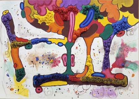 Integrated Painting Six, Mixed media on linen